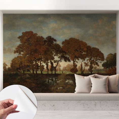 Tapetet Klebetapete für Wohnzimmer Schlafzimmer Küche - Wanddekoration Idyllische Landschaft 208x146 cm (1/5)