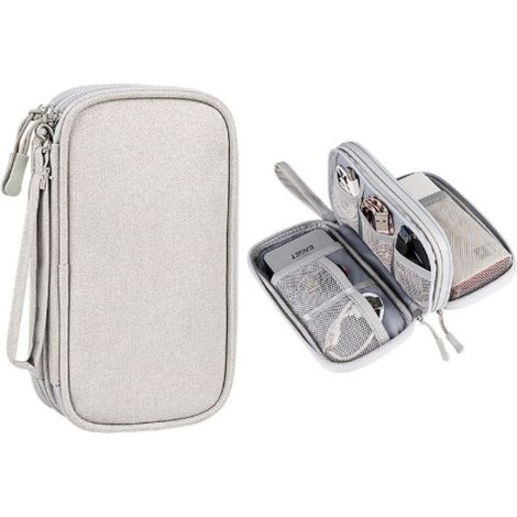 Accessoires de voyage pour téléphone portable : pochette de rangement pour câbles, étui pour appareils électroniques