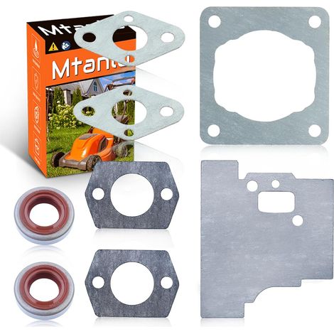 Jeu de joints de base de cylindre, joint d'huile compatible avec Stihl BG85 FS55 FS85 FS80 FC85 FS46 FS45, jeu de joints, joint d'huile (1/5)