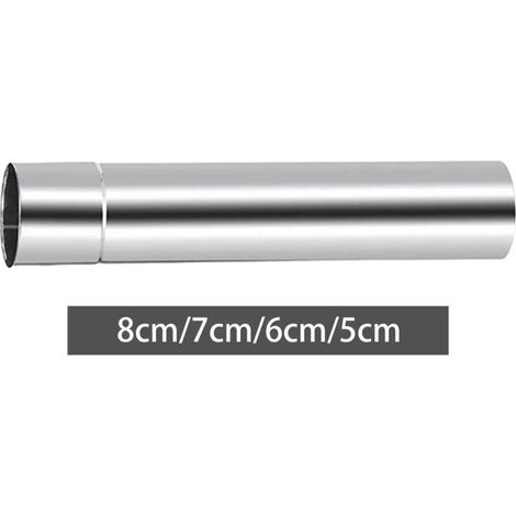 Tube d'extension de conduit droit pour cheminée de chauffage d'hiver de camping, tuyaux de poêle pour réchauds de cuisine portables (1/4)