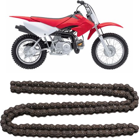25H 138-gliedrige Kette, geeignet für 47ccm All-Terrain-Miniquads. (1/5)