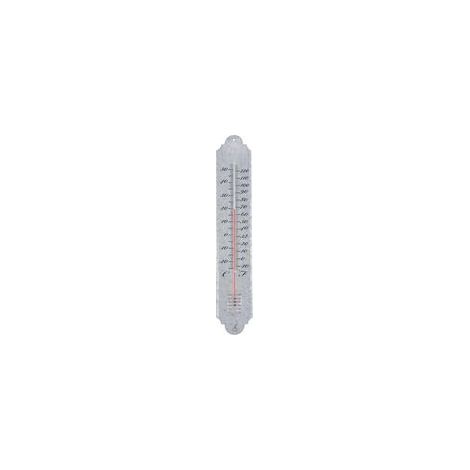 Thermomètre de jardin en zinc patiné 9 x 49,7 cm – Température -20°C à +50°C – Lecture facile Celsius/Fahrenheit (1/5)