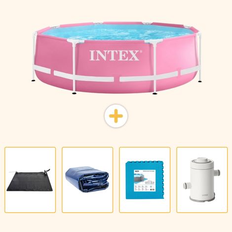 Intex Piscine Tubulaire Ronde - 244x76 cm - 5-pièces  S166 (1/5)
