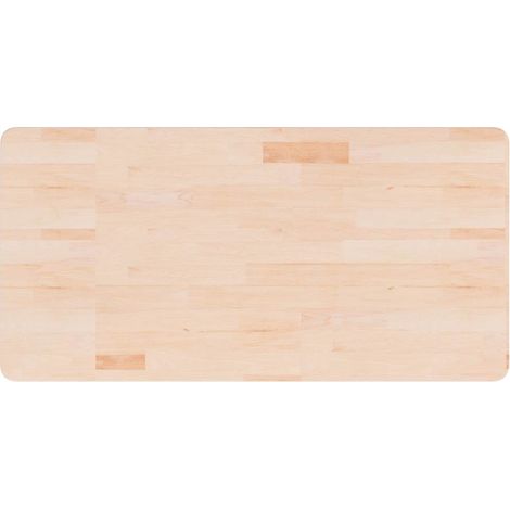 Maison Exclusive - Comptoir de salle de bain 100x50x1,5 cm Bois massif non traité (1/4)