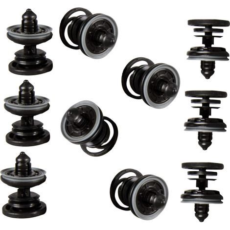 Clips garniture intérieur porte VW Audi, lot de 20 agrafes de fixation pour panneaux automobiles (1/5)