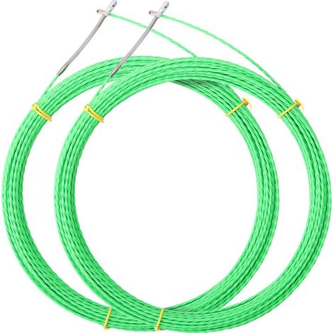 Tire Fils Electrique Tire Cable Electrique, Aiguille Passe Cable et Rallonge en Acier Spiralé Flexible Tire fils d'électricien