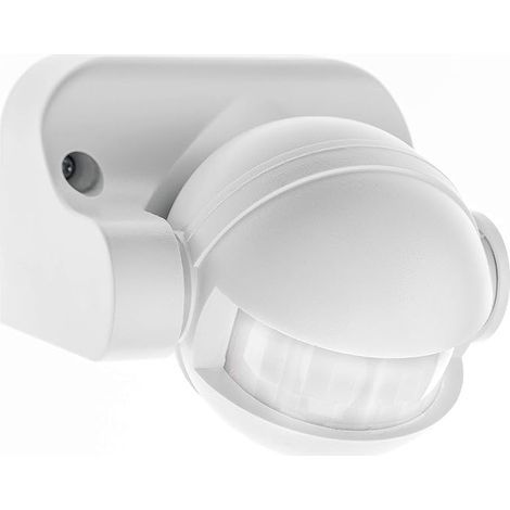 Motion Infrared Motion Detector 180°, Vertically Adjustable, for Indoor and Outdoor Use, IP44 Protected Against Water Splashes (1/5)