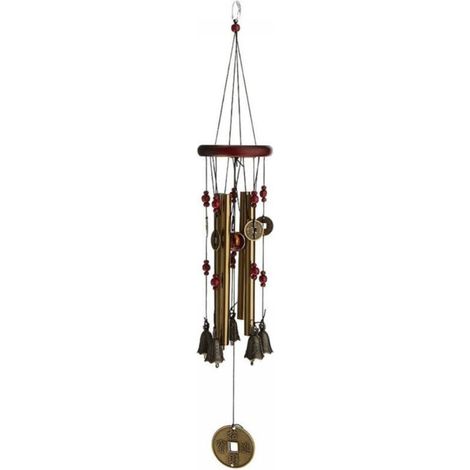 Carillon à vent, 4 tuyaux, 5 cloches, carillon à vent (1/4)