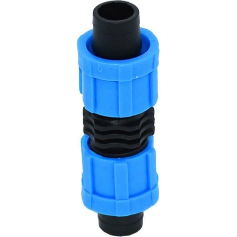 Raccord de tuyau d'irrigation goutte à goutte de 16 mm avec filetage, raccord de réparation pour tuyau de 5/8", raccord d'irrigation, irrigation goutte à goutte, 20 pièces (1/4)