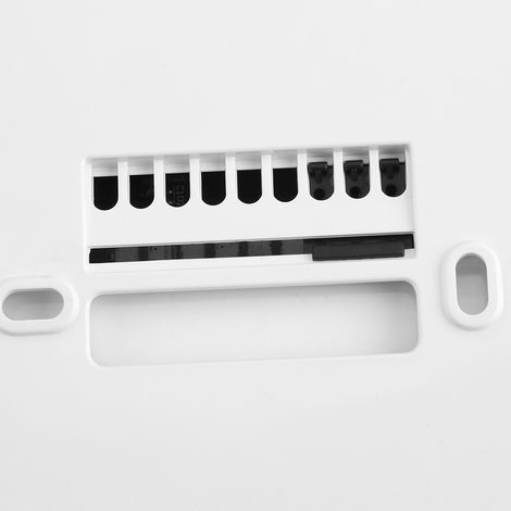 Thermostat programmable noir pour chaudière murale (1/5)