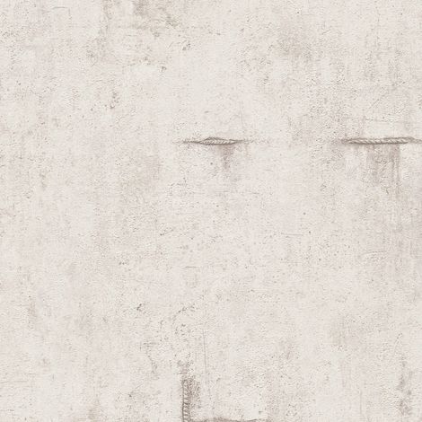 Uni Tapete Profhome 790851 heißgeprägte Vliestapete leicht strukturiert in Betonoptik und metallischen Akzenten grau seiden-grau grau-weiß silber 5,33 m2