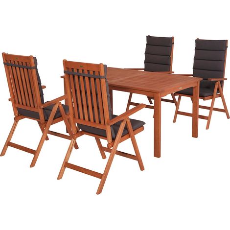 Vitoria Set 9tlg Eucalyptus Tisch 150 x 90 cm