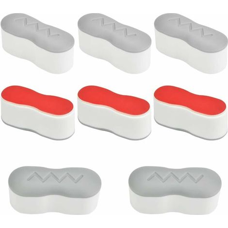 8 Stück WC-Sitzpuffer, WC-Deckelpolster, 4,5 x 2 x 1,8 cm, Universa