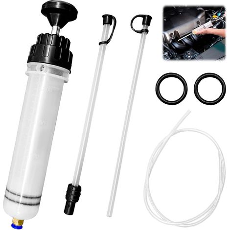 200cc Manual Fuel Pump Oil Extractor for Cars and Motorcycles - Includes 1m Hose for Oil Coolant and Fuel Oil Change (1/5)