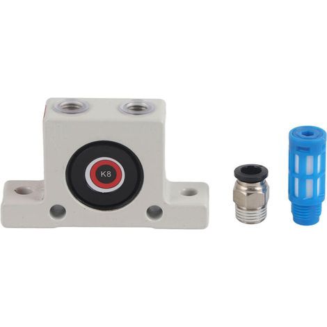 Vibrateur pneumatique à bille en alliage d'aluminium pour applications industrielles, avec silencieux. (1/5)