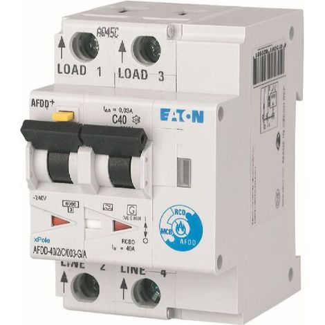 Eaton Electric Schutzschalter AFDD-40/2/C/003-G/A 2p C 40A 30mA G/A