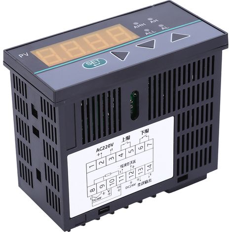 C40 Instrument de contrôle et de mesure numérique à boucle unique de la pression, de la température et du niveau de liquide, 220 V CA (1/5)