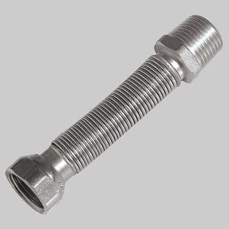 FLESSIBILE INOX PER ACQUA RIDOTTO - MF 1/2 x F 3/4 130÷220 mm