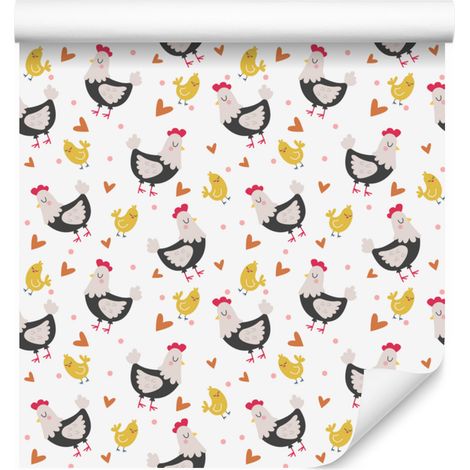 Carta da parati Kury bianca, crema, grigio chiaro e grigia 50x1000 cm (1/5)