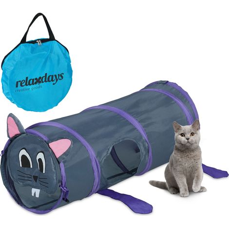 Tunel para gatos emergente con diseno de raton (1/5)