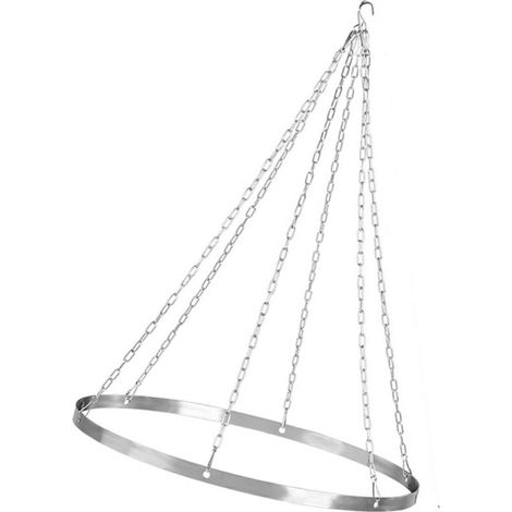 Juego de cortinas de techo inoxidables para colgar - 30 cm (1/2)