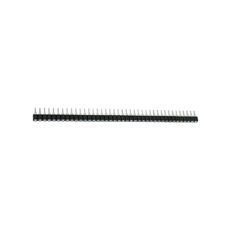 Barrette Femelle Pour Ci, Simple Rangee A 40 Contacts, Pas 2 54mm (1/2)