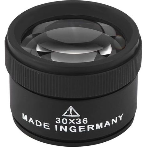 30X36 Loupe de Bijoux Professionnelle Lentille Loupes Oculaire Bijoutier Outil d’Inspection pour Timbre et Pièces ou Collection (1/5)
