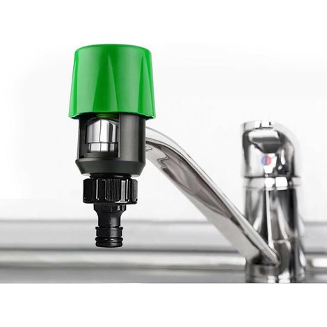 Connecteur de robinet de cuisine, connecteur de robinet pour arrosage de jardin, connecteur de robinet de tuyau d'arrosage, connecteur de tuyau à raccord rapide de cuisine pour évier de cuisine (1/5)