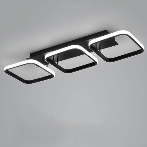 LED-Deckenleuchte, 30 W, 2700 Lumen, moderne quadratische LED-Leuchte, geeignet für Küchen, Wohnzimmer, Flure und Schlafzimmer, 6000 K kaltweißes Licht. (1/5)