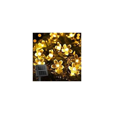 30 LED-Solar-Lichterketten, IP65 wasserdicht, warmweiß, Außendekoration für Garten, Terrasse und Weihnachten (1/5)