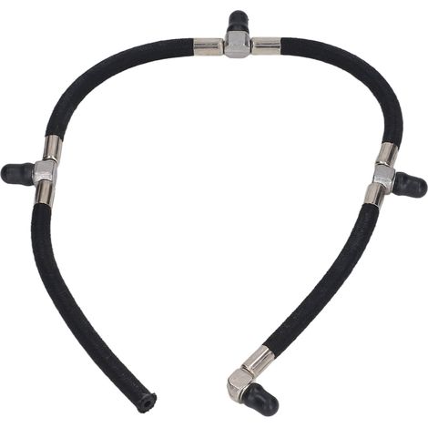 Tuyau de retour de carburant pour injecteur, en acier inoxydable et caoutchouc D04FR, pour moteur Kobelco SK130 SK140, 49 cm (1/5)