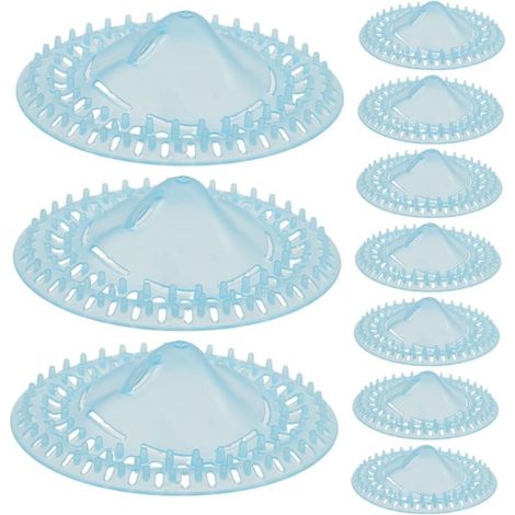 50 pièces Couvercles de Drain de Sol Jetables de Filtres Bouchage pour et Attrape Cheveux pour Salle de Bain et Cuisine Design Minimaliste et Élégant