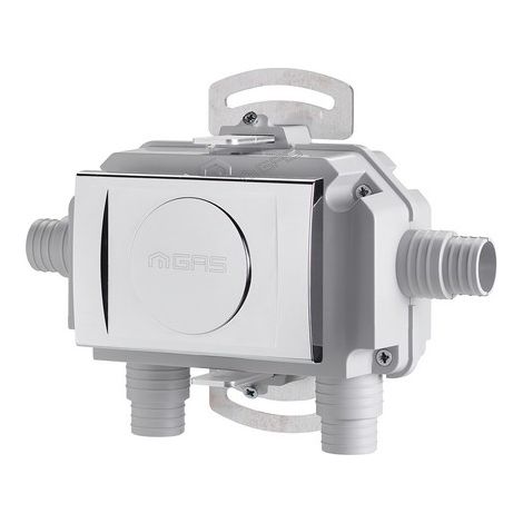 VALVOLA A SFERA DA INCASSO GAS GASLOCK 1/2 con att. 3/4 MM