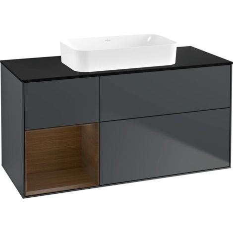 Villeroy & Boch F702GNHG Meuble sous-lavabo Finion F70 (1/2)