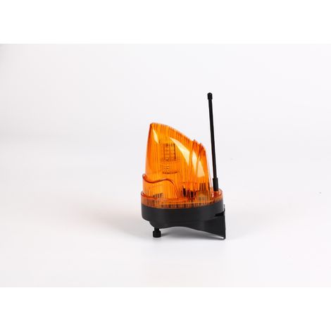 1 pièce Flash de porte universel 220V avec antenne Flash LED porte de Garage automatique multi-tension étanche avec support mural