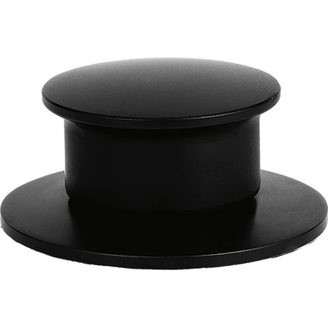 SOLIDO Zugknopf Nachrüst-Set 708136, Schwarz, 15 mm