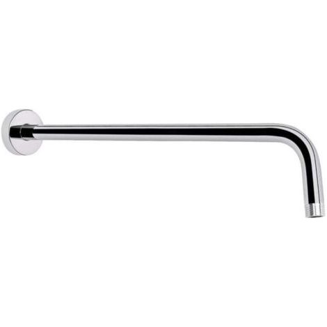 Braccio doccia con flangia, realizzato in acciaio inox 304, prolunga per soffione doccia (40 cm)