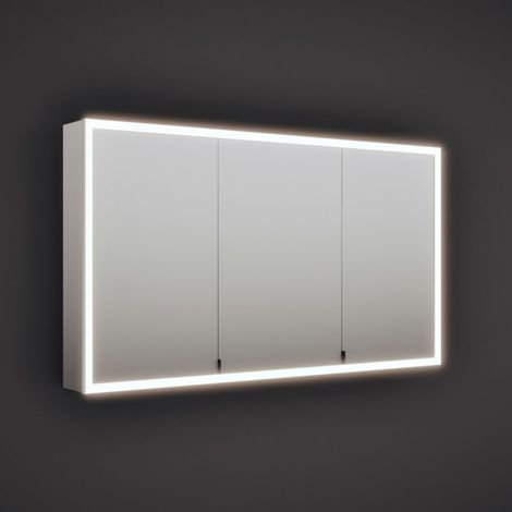 burgbad rl20 Spiegelschrank 142 cm, mit Lichtrahmen (1/5)