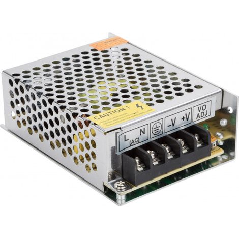 Transformador -  Fuente de Alimentación AC/DC -  Convertidor AC/DC 230 VAC/12VDC 60W/5A IP20 [KD-TRIP2560W5A]