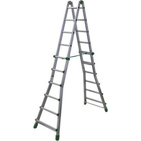 Scala in Alluminio Telescopica Facal Eurobriko-16 Extra-L Bk/4 5+5Gr Mt. 5,12