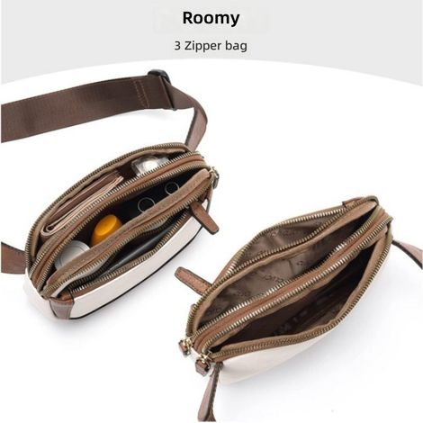 Sac banane mini en similicuir pour femme avec bandoulière ajustable (1/5)