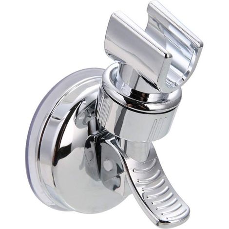 Support De Douche Mural Puissant Support Réglable Base Pommeau De Douche Combiné Ventouse Support Support Accessoires De Salle De Bain (1/5)