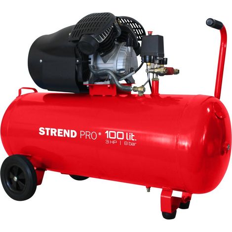 Kompressor Strend Pro HSV-100-08, 2,2 kW, 100 Liter, 2-Zylinder (1/2)
