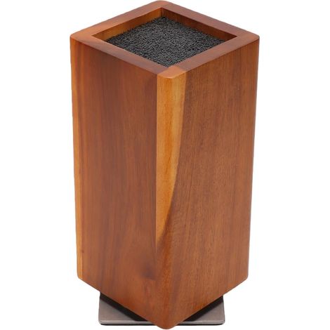 360 Grad drehbarer magnetischer Messerblock aus Massivholz (1/5)