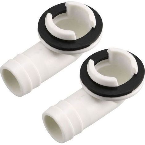 Bardusch - Pièce détachée climatiseur SOURCING MAP 2Pcs Raccord coudé avec anneau en caoutchouc pour unité Mini-Split unité AC fenêtre 22,5mm (1/4)