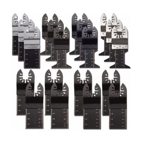 Lames scie oscillante Soekavia 20pcs acier allié universel bois métal plastique coupe précise (1/5)