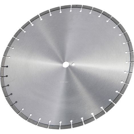 Mophorn Lama per troncatrice diamantata lama per cemento 50 cm per lavori a secco o a umido, Lama per troncatrice a segmenti diamantati da 12 mm con denti piatti, diametro foro centrale 25,4 mm (1/5)