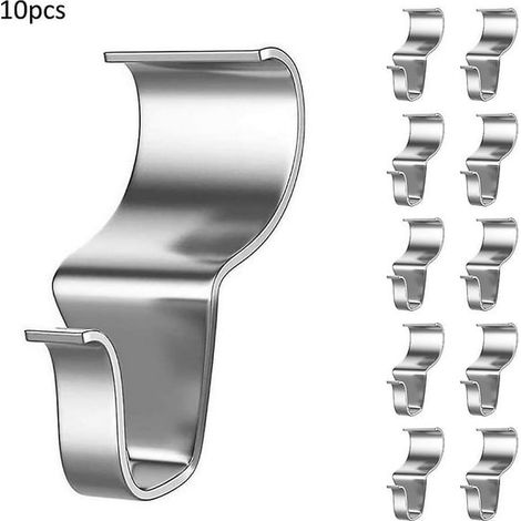 Crochets de bardage vinyle 10 pièces, fixations extérieures robustes pour suspension, clips d'accrochage lourds pour revêtement mural, crochets de montage durables (1/5)
