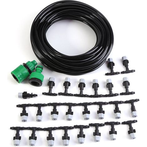 Mikro-Tropfbewässerungsset, Gartenbewässerung, DIY-Set mit automatischer Schlauchbewässerung, DIY-Bewässerungssystem für den Garten (15 m) (1/5)