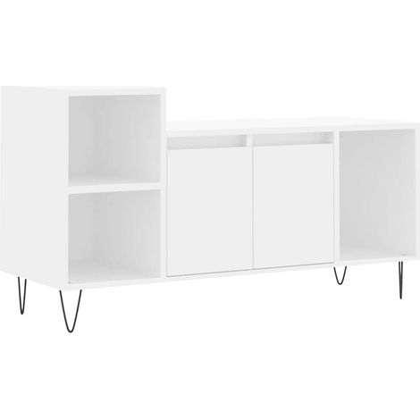 Mobile TV  Armadietto TV  Mobile Porta TV Bianco 100x35x55 cm in Legno Multistrato (1/5)